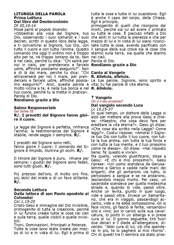 COLOMBA - Parrocchia San Gregorio Magno