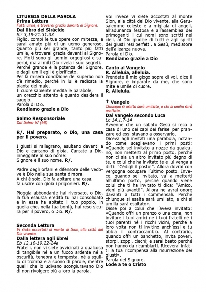 COLOMBA - Parrocchia San Gregorio Magno
