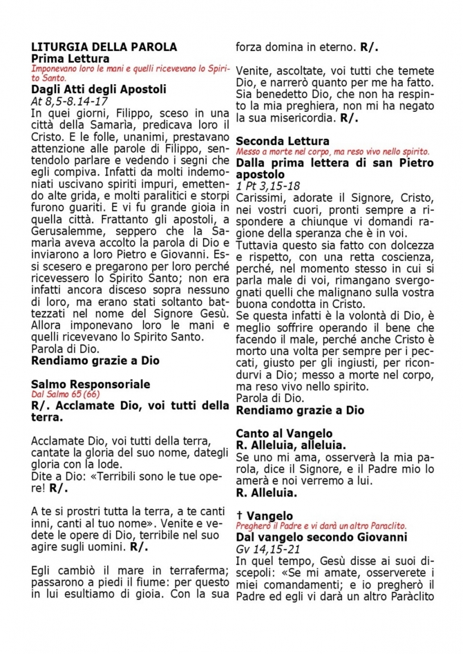 COLOMBA - Parrocchia San Gregorio Magno