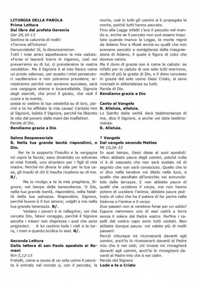 COLOMBA - Parrocchia San Gregorio Magno