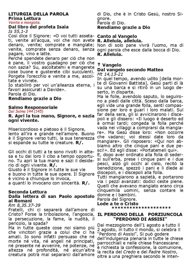 COLOMBA - Parrocchia San Gregorio Magno