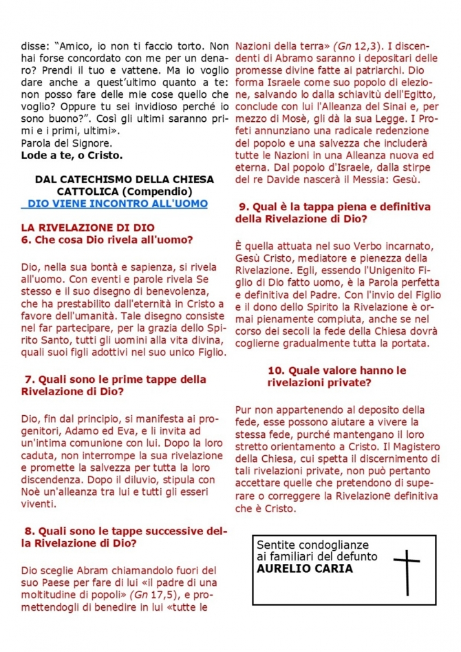 COLOMBA - Parrocchia San Gregorio Magno